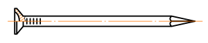 Hollow head nail (two color drawing).svg