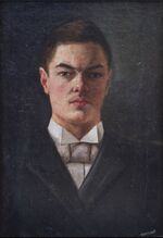 Self-portrait by Petrov-Vodkin (1890s, Khvalynsk).jpg