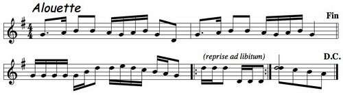 Alouette (partition).jpg