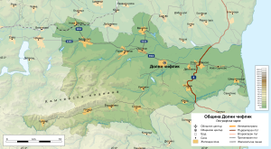 Община Долни-Чифлик на карте