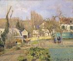 Camille Pissarro - Kitchen Gardens at L'Hermitage, Pontoise - National Galleries Scotland.jpg