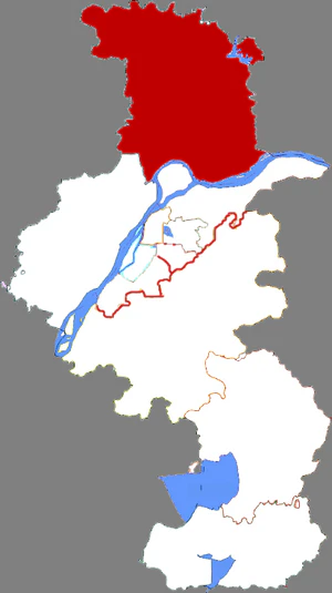 Лухэ на карте