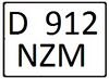 Kazakhstan license plate 1993 privat square.jpg