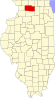 Map of Illinois highlighting Ogle County.svg