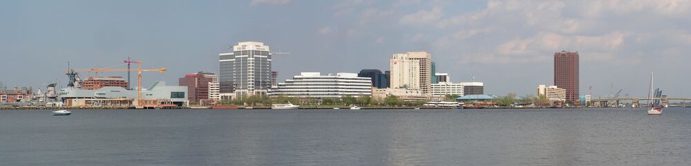 Вид на Норфолк из Портсмута