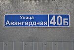 Казань, посёлок Воскресенское, улица Авангардная, 40Б (адресная табличка).JPG