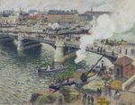 Camille Pissarro - Le Pont Boieldieu à Rouen, temps mouillé 1116.jpg