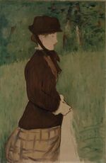 Édouard Manet - Femme se Promenant dans le Jardin.jpg