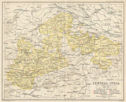 Княжество Джаора в составе Агентства Малва