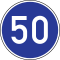 Latvia road sign 423 (50).svg