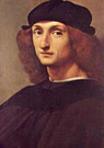 Raphael - Portrait of a Man with Long Hair and a Black Cap.JPG
