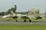Sukhoi Su-37 at Farnborough 1996 airshow.jpg