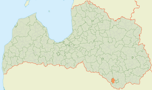 Свентская волость на карте