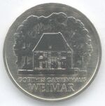 5 Mark DDR 1982 - Weimar, Gartenhaus von Johann Wolfgang von Goethe - Bildseite.JPG