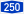 Bundesautobahn 250 number.svg