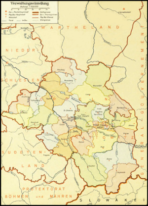 Каттовиц на карте