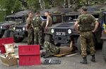 POLUKRBAT - Ukrainian Humvees in 2001.JPEG