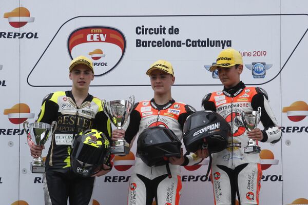 Podio. FIM CEV Repsol 2019 Barcelona.jpg