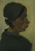 Vincent van Gogh - Head of a Peasant Woman with Dark Cap (1884-1885).jpg
