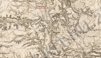 Закроишна (Закроиха) на карте 1869 года