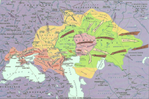 Приблизительная территория Ногайской Орды