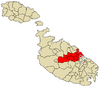 Central Region Malta map.png