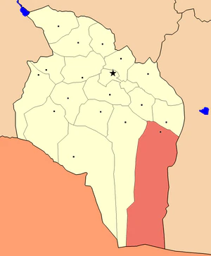 Эрдэнэ на карте