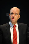 Fredrik Reinfeldt statsminister Sverige talar vid Nordic Climate Solutions i Kopenhamn 2008-11-25.jpg
