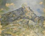 La Montagne Sainte-Victoire vue du bosquet du Château Noir, par Paul Cézanne.jpg