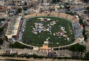Stade Sylvio Cator after earthquake 2010.jpg