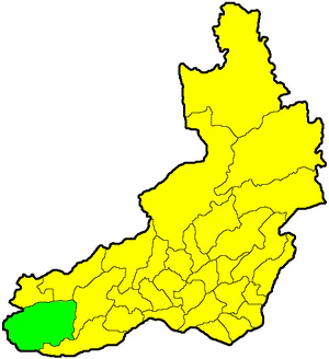 Красночикойский район на карте