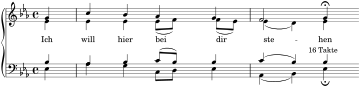 BWV 244 Incipit Nr. 23 Ich will hier bei dir stehen.svg