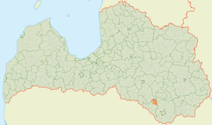 Двиетская волость на карте