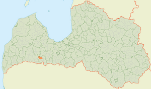 Лиелауцская волость на карте