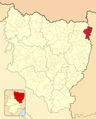 Расположение муниципалитета на карте провинции