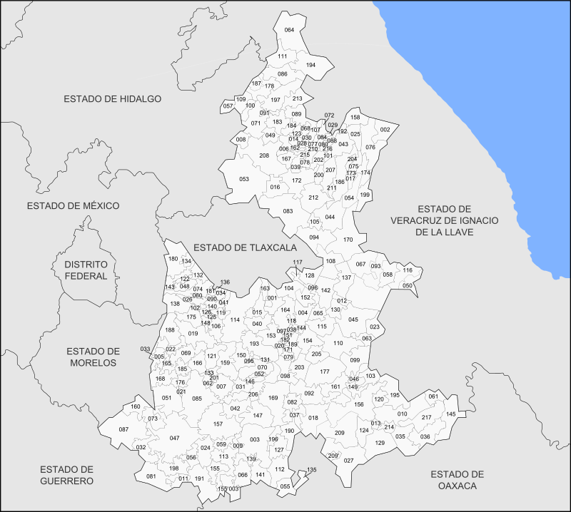 Municipios de Puebla (numerado).svg