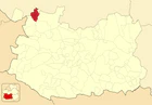 Расположение муниципалитета на карте провинции