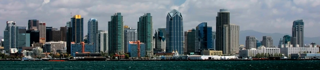 Панорама небоскрёбов Сан-Диего на апрель 2009 года