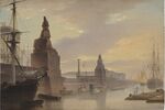 Пристань в 1835 году