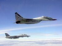 F14 and Royal Malaysian Air Force Mig29.jpg