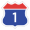Korea Expressway No.1.svg