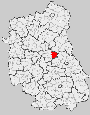 Цыцув на карте