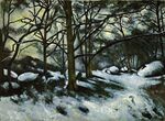 Paul Cézanne - Neige fondante à Fontainebleau - MoMA.jpg