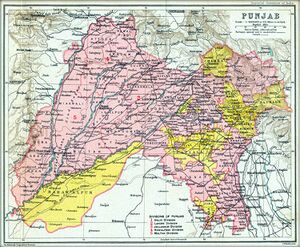 Княжество Лохару в составе провинции Пенджаб (Британская Индия), 1903 год