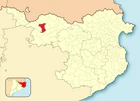 Расположение муниципалитета на карте провинции