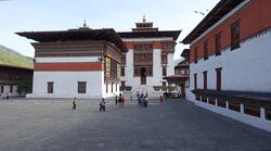 Thimphu - Tashichoe Dzong (Festung).JPG