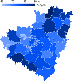 2018 Samara Oblast gubernatorial election map.svg