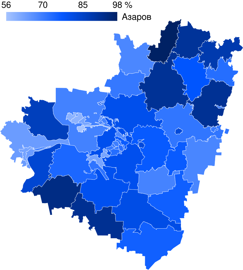 2018 Samara Oblast gubernatorial election map.svg