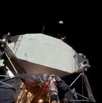 Earth over Apollo 11 Lunar Module.jpg