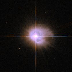 HD 101584 и окружающая туманность, изображение с телескопа Хаббл